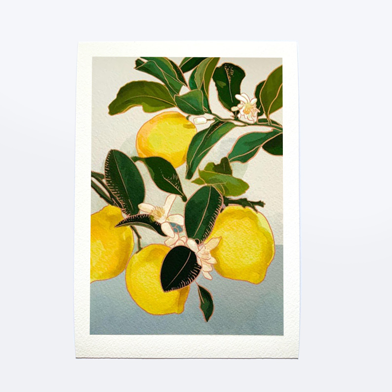 Lemons - Giclée print