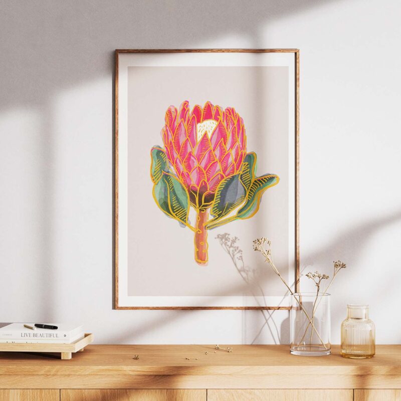 protea-flower-framed2